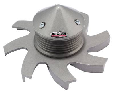 Alternator Fan And Pulley Combo Universal 6 Groove Serpentine Pulley Incl. Fan/Lock Washer/Nut Factory Cast PLUS+ CS 130 Fits PN[7860/7861/7866/7935] 7666DD