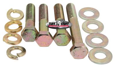 Tuff Stuff Performance - Water Pump Bolt Kit Zinc Hex Incl. (1)3/8in. -16x1 3/4/(2)3/8in.-16x2 in./(1)3/8 in-16x2 3/4in. Bolts/(4) Lock And (4) Flat Washers 7675B - Image 2