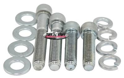 Tuff Stuff Performance - Water Pump Bolt Kit Zinc Socket Incl. (2) 3/4 in.-16x1 3/4 in./(1) 3/4 in.-16x2 in./(1) 3/8 in.-16x2 1/2 in. Bolts/(4) Lock And (4) Flat Washers 7677D - Image 1