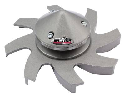 Alternator Fan And Pulley Combo Single V Groove Pulley Billet Style Incl. Fan/Lock Washer/Nut Factory Cast PLUS+ 7679BD