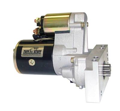 Gear Reduction Starter 1.4 KW 1.9 HP w/Straight Mounting Block 153 Or 168 Tooth Flywheel Black 6584B