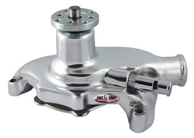 Platinum SuperCool Water Pump 5.625 in. Hub Height 5/8 in. Pilot Short Aluminum Casting Polished 1394NB