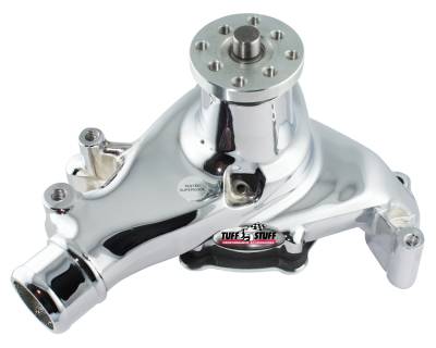 Platinum SuperCool Water Pump 6.937 in. Hub Height 5/8 in. Pilot Long Aluminum Casting Chrome 1511NA