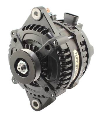 Max Amp Alternator 225 AMP OEM Wire 1 Groove Stealth Black 8319B1GOE