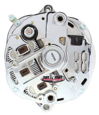 Tuff Stuff Performance - Alternator 250 High AMP OEM Wire 6 Groove Pulley Chrome 8173NE - Image 2