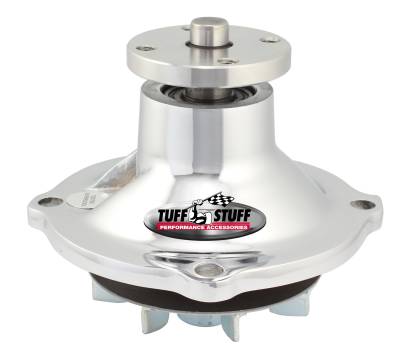 Tuff Stuff Performance - SuperCool Water Pump 3.078 in. Hub Height 5/8 in. Pilot Chrome 1317NB - Image 2