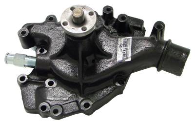 Standard Style Water Pump 5.562 in. Hub Height 3/4 in. Pilot Standard Flow Threaded Water Port Stealth Black Powder Coat 1470NC