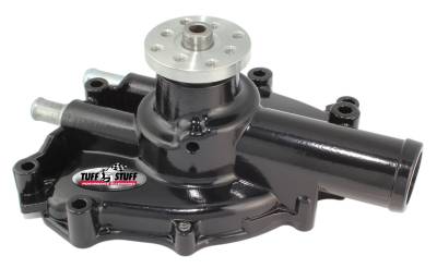 Platinum SuperCool Water Pump 4.312 in. Hub Height 3/4 in. Pilot Shorty Aluminum Casting Stealth Black Powder Coat Driver Side Inlet 1625NI