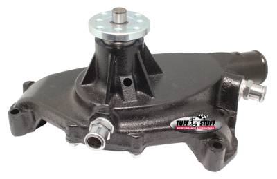 SuperCool Water Pump 5.750 in. Hub Height 5/8 in. Pilot Short (2) Threaded Water Ports Stealth Black Powder Coat 1494NC