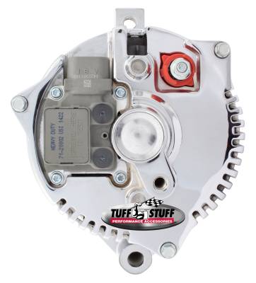 Tuff Stuff Performance - Alternator 225 AMP OEM Wire V Groove Pulley Internal Regulator Chrome 7771D - Image 2