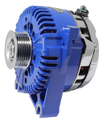 Alternator 150 AMP DOHC Applications OEM Wire 6 Groove Pulley Internal Regulator Blue 7781ABLUE