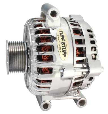 Alternator 150 AMP OEM Wire 8 Groove Pulley Top Mount Internal Regulator Polished 7796AP