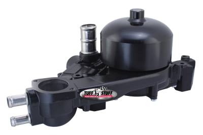 Platinum Style Water Pump w/Pulley Standard Flow Aluminum Casting Stealth Black Powder Coat 1310D