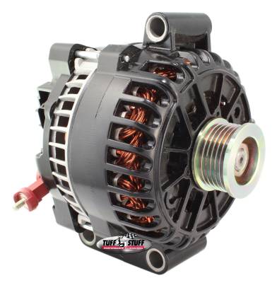 Alternator 225 AMP OEM Wire 6 Groove Pulley Black 8437C