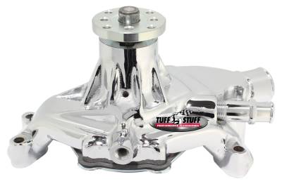 Platinum Water Pump 5.812 in. Hub Height 3/4 in. Pilot Standard Flow Short Reverse Rotation Threaded Water Port Chrome 1635NE