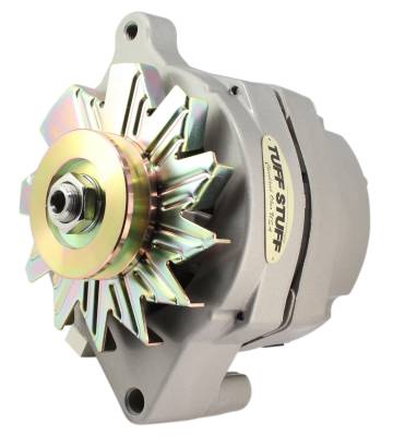 Alternator 140 AMP Smooth Back 1 Wire V Groove Pulley Internal Regulator Factory Cast PLUS+ 7068K