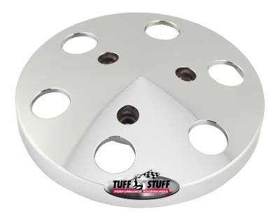 A/C Compressor Clutch Cover Machined Aluminum Chrome 8490A