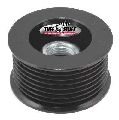 Alternator Pulley 2.25 in. 8 Groove Serpentine Incl. Lock Washer/Nut Stealth Black 7610DB