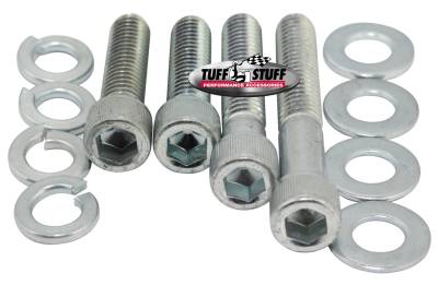 Tuff Stuff Performance - Water Pump Bolt Kit Zinc Socket Incl. (2) 3/4 in.-16x1 3/4 in./(1) 3/4 in.-16x2 in./(1) 3/8 in.-16x2 1/2 in. Bolts/(4) Lock And (4) Flat Washers 7677D - Image 2