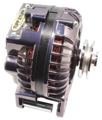 Alternator 100 AMP OEM Wire Single Groove Pulley Black Chrome 8509RCSP7