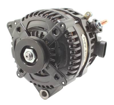 Max Amp Alternator 225 AMP OEM Wire 1 Groove Stealth Black 8320B1GOE