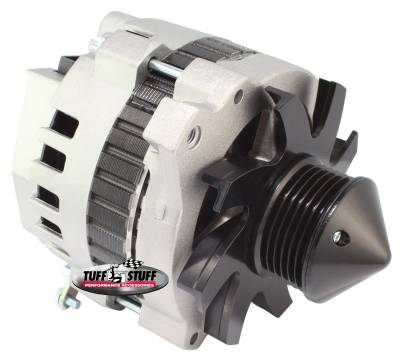 Bullet Alternator 160 AMP 1 Wire Or OEM Hookup 6 Groove Pulley 6.125 in. Bolt To Bolt Factory Cast PLUS+ 7866K-16G22