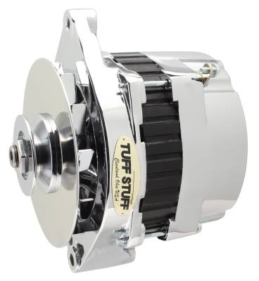 Alternator 170 AMP Incl. Pigtail/OEM Wiring V Groove Pulley Aluminum Polished 7290NAP