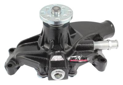 SuperCool Water Pump 5.843 in. Hub Height 3/4 in. Pilot Threaded Water Port Stealth Black Powder Coat 1534NC