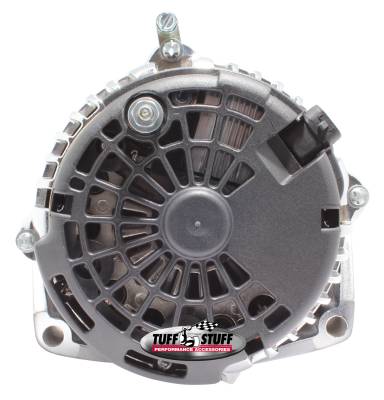 Tuff Stuff Performance - Silver Bullet Alternator 225 AMP OEM Wire 6 Groove Bullet Pulley 2 Pin Voltage Regulator Chrome 8302CBULL6G - Image 2